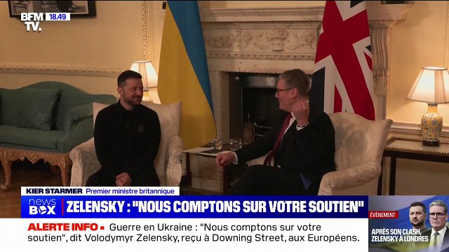 Keir Starmer à Volodymyr Zelensky: Vous avez tout le soutien du Royaume-Uni