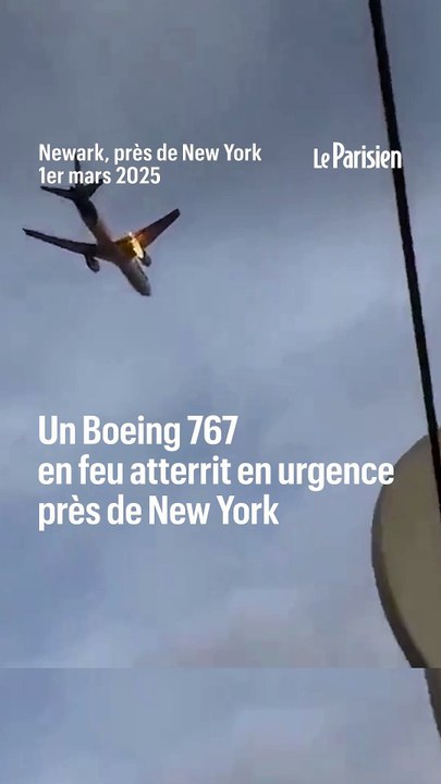 « On a percuté des oiseaux » : un Boeing 767 en feu atterrit en urgence près de New York