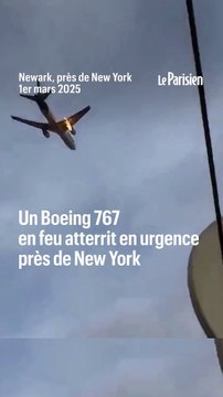 « On a percuté des oiseaux » : un Boeing 767 en feu atterrit en urgence près de New York