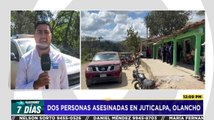 ¡Desatada la muerte en Olancho! Dos personas mueren a balazos en Juticalpa