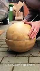 Transforming Salad Bowls into a Coffee Table Creation