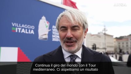 Vespucci a Trieste, Andreoli: "Il Tour mediterraneo un abbraccio all'Italia"