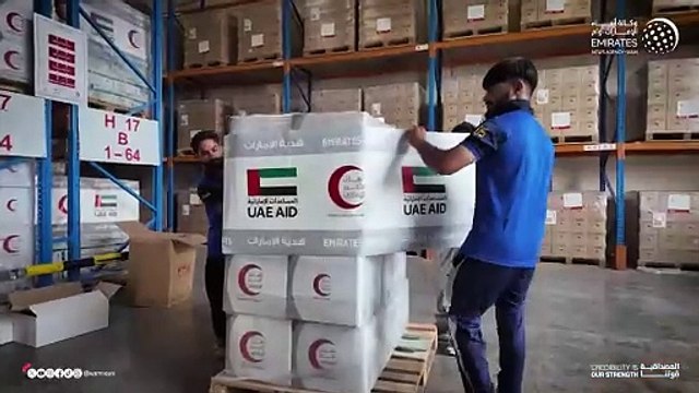 UAE sends 5,820 tonnes of humanitarian aid to Gaza