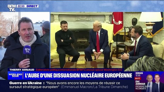 Alors que les dirigeants européens réagissent au clash Trump-Zelensky, le président américain passe le week-end à Mar-a-Lago