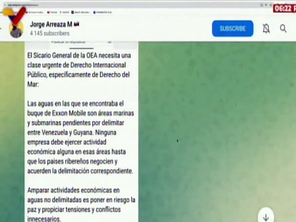 Secretario Ejecutivo del ALBA-TCP: Amparar actividades ilegales es propiciar conflictos innecesarios