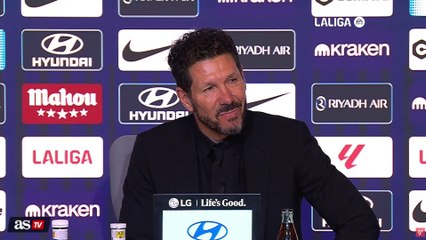 Simeone muy contento de tener a Julián en el Atlético de Madrid
