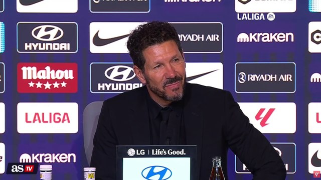 Simeone muy contento de tener a Julián en el Atlético de Madrid