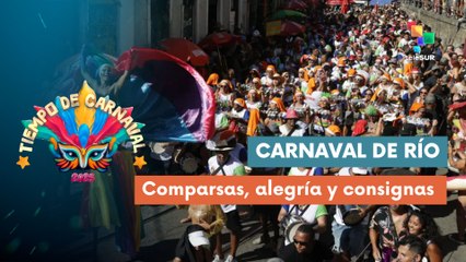 Río de Janeiro celebra carnaval en medio de su 460 aniversario