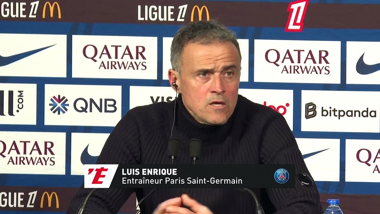 Luis Enrique : « Notre meilleure première mi-temps de la saison » - Foot - Ligue 1 - PSG