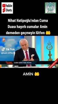 Nihat Hatipoğlu Dini Sohbet CUMA DUASI #KısaDua Konya dua Grubu #KısaVideo #shorts