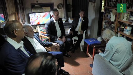 El presidente Luis Abinader visita a Pépe Mujica