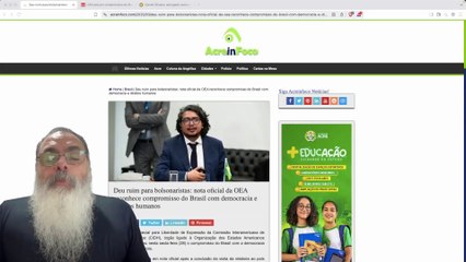 PETISTAS COMEMORAM MERO COMUNICADO da OEA como se FOSSE o RESULTADO do RELATÓRIO da COMISSÃO de DH