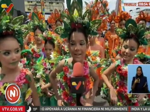 Habitantes del edo. Trujillo disfrutaron de comparsas y bandas show al ritmo del carnaval