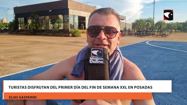 Turistas disfrutan del primer día del fin de semana XXL en Posadas