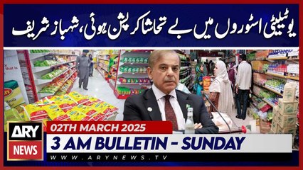 Rampant corruption occurred," Shahbaz Sharif | ARY News 3 AM Bulletin | 2nd March 2025