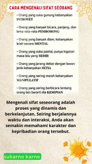 cara yang dapat membantu Anda mengenali sifat seseorang #quotes