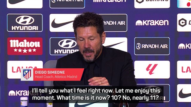 Let me enjoy LaLiga win! Simeone ahead of Champions League Madrid derby