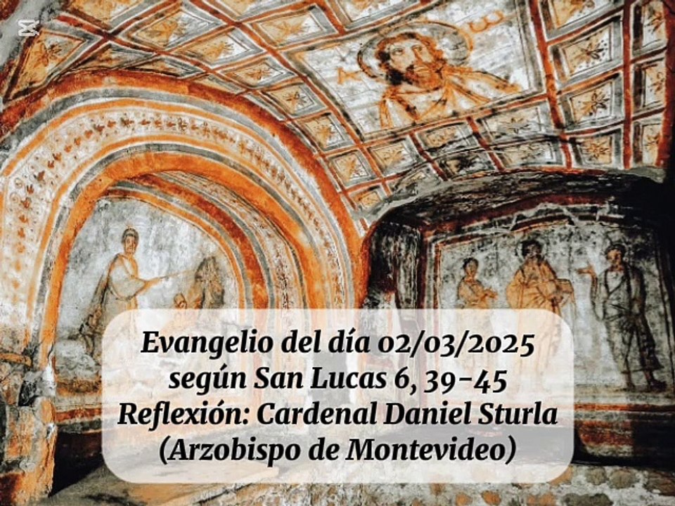 Evangelio del día 02/03/2025 según San Lucas 6, 39-45 - Cardenal Daniel Sturla