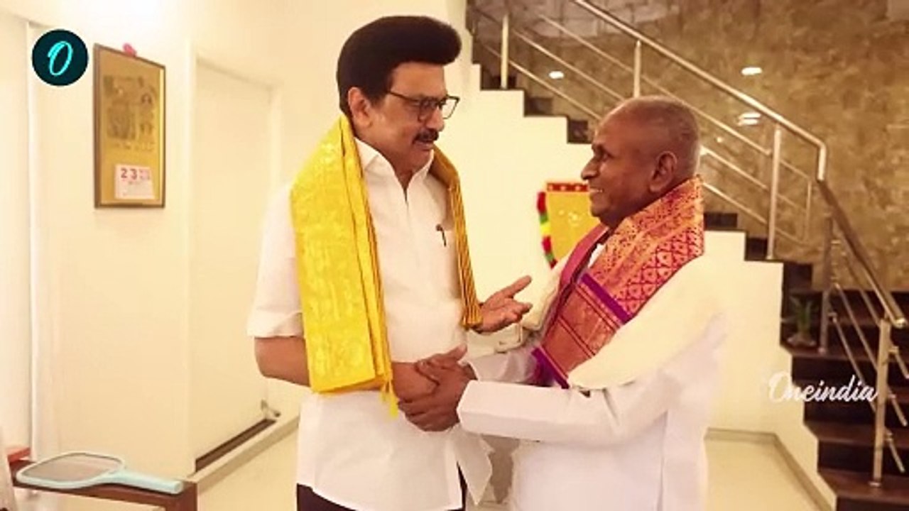 CM Stalin Meets & Wishes ilayaraja | mk Stalin | Ilayaraja London Concert | Oneindia Tamil