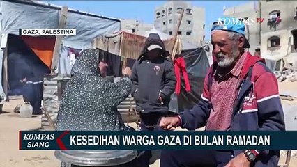 Ramadan di Gaza, Warga Bertahan Hidup di Tengah Runtuhan Bangunan Akibat Perang