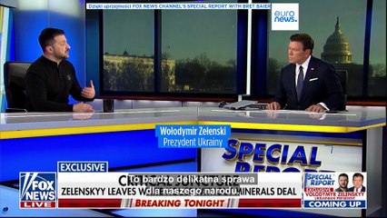 Zełenski powtarza żądania gwarancji bezpieczeństwa po kłótni z Trumpem