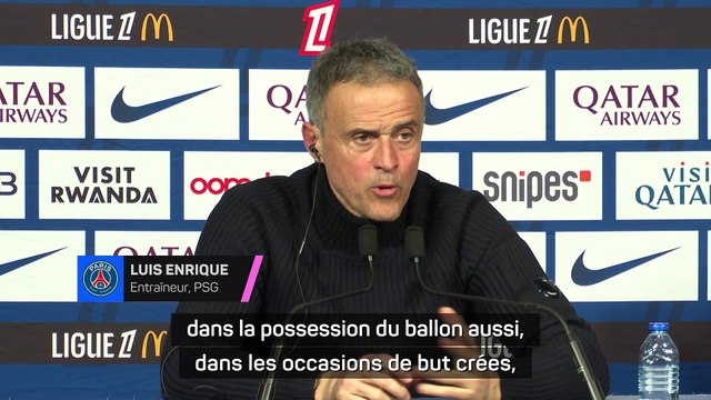 Enrique : “Le PSG est l'une des meilleures équipes d’Europe”