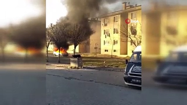 TOFAŞ alev alev yandı! İşte o anlar...