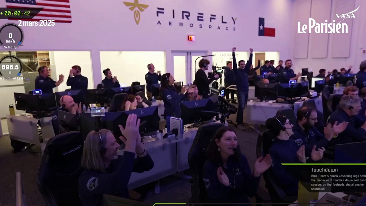 « Nous sommes sur la Lune ! » : le vaisseau privé Blue Ghost réussi son alunissage