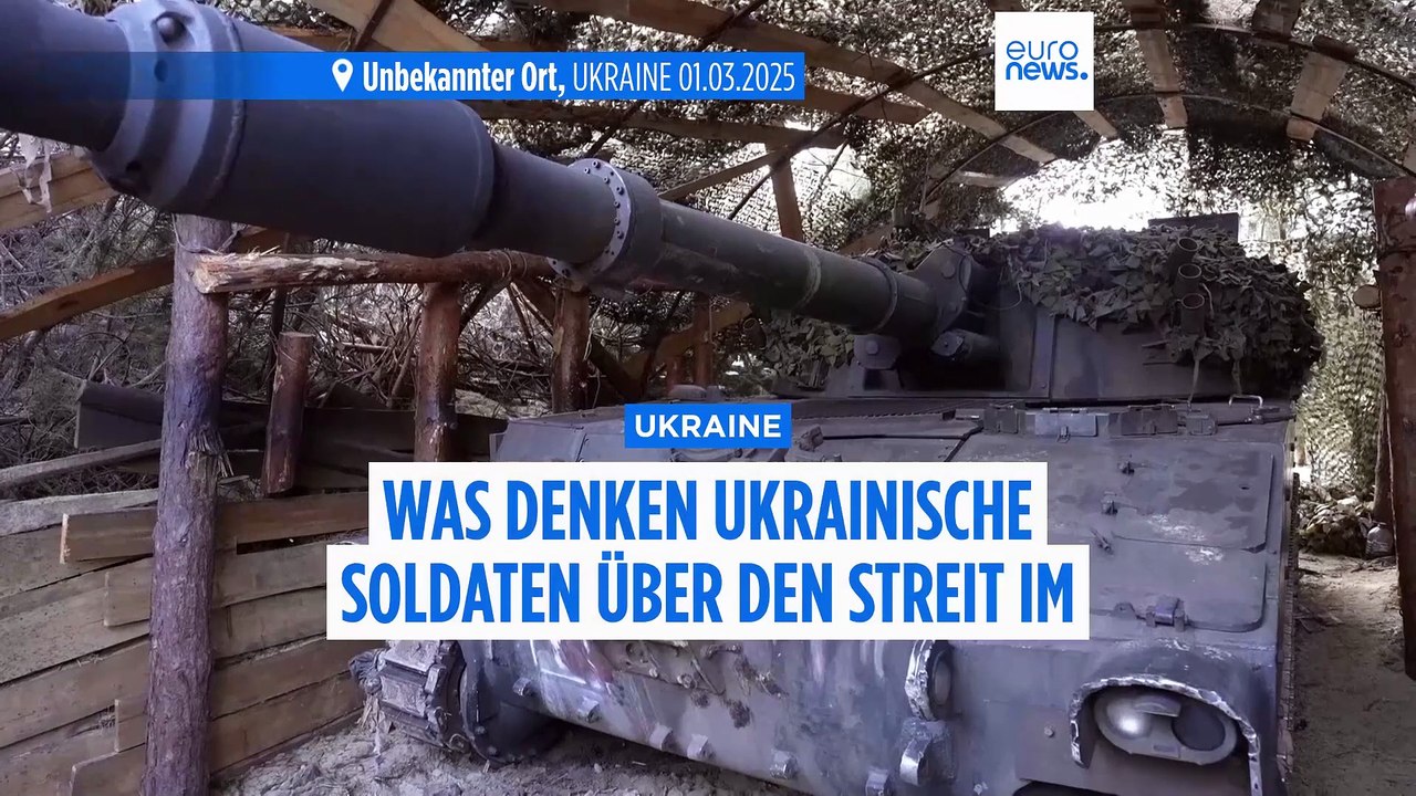 Ukraine: Was denken Soldaten an der Front über den Streit im Oval Office?