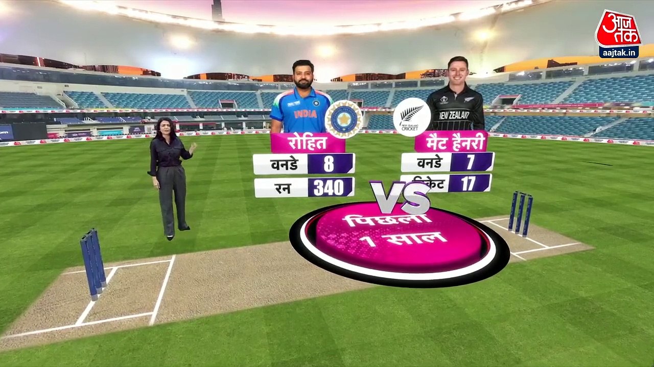 IND Vs NZ Champions Trophy 2025: न्यूजीलैंड के खिलाफ भारत की पहले बैटिंग, देखें दोनों की प्लेइंग-11