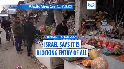 Israel says it's stopping all goods and aid from entering Gaza