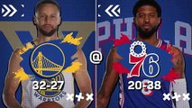 Grimes hits career-high 44 points as 76ers snap 9-game losing streak at Warriors' expense