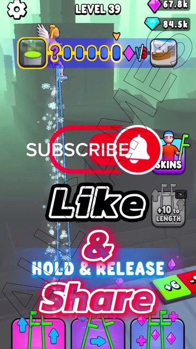 Stilts Run LVL 39 Gameplay FUN GAME #shorts #StiltsRun #fungames #viralvideo