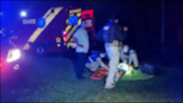 Jovem de 19 anos fica ferido em acidente na marginal da BR-277