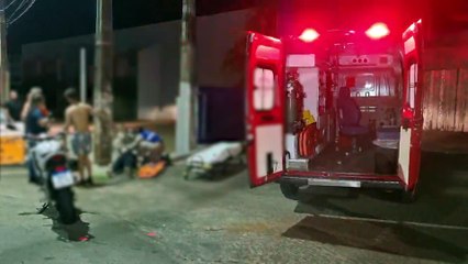 Acidente de trânsito em Cascavel deixa mulher de 26 anos com suspeita de fratura