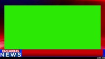 Breaking News Green Screen Frame || News Frame Green Screen || No Copyright