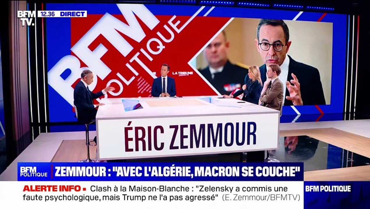"La colonisation en Algérie était une bénédiction, je le maintiens", déclare Éric Zemmour