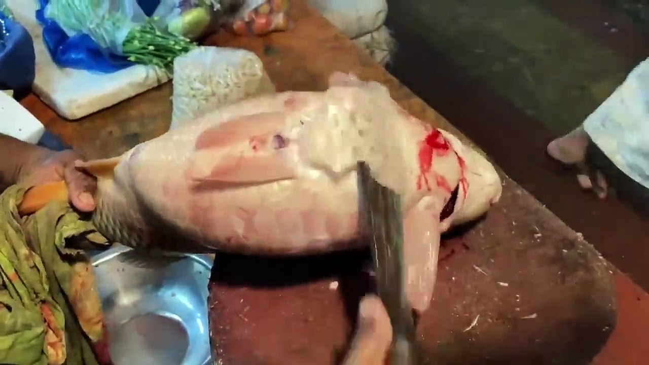 Amazing Cutting Skills __ Big Carp Fish Cleaning & Cutting By Expert Fish Cutter