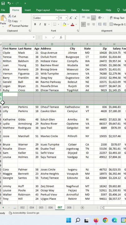 Excel Tips and Tricks - Delete All blank Rows