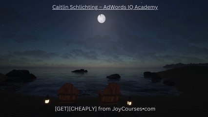 (JOYCOURSES•COM)( C  h e a p ) Caitlin Schlichting – AdWords IQ Academy