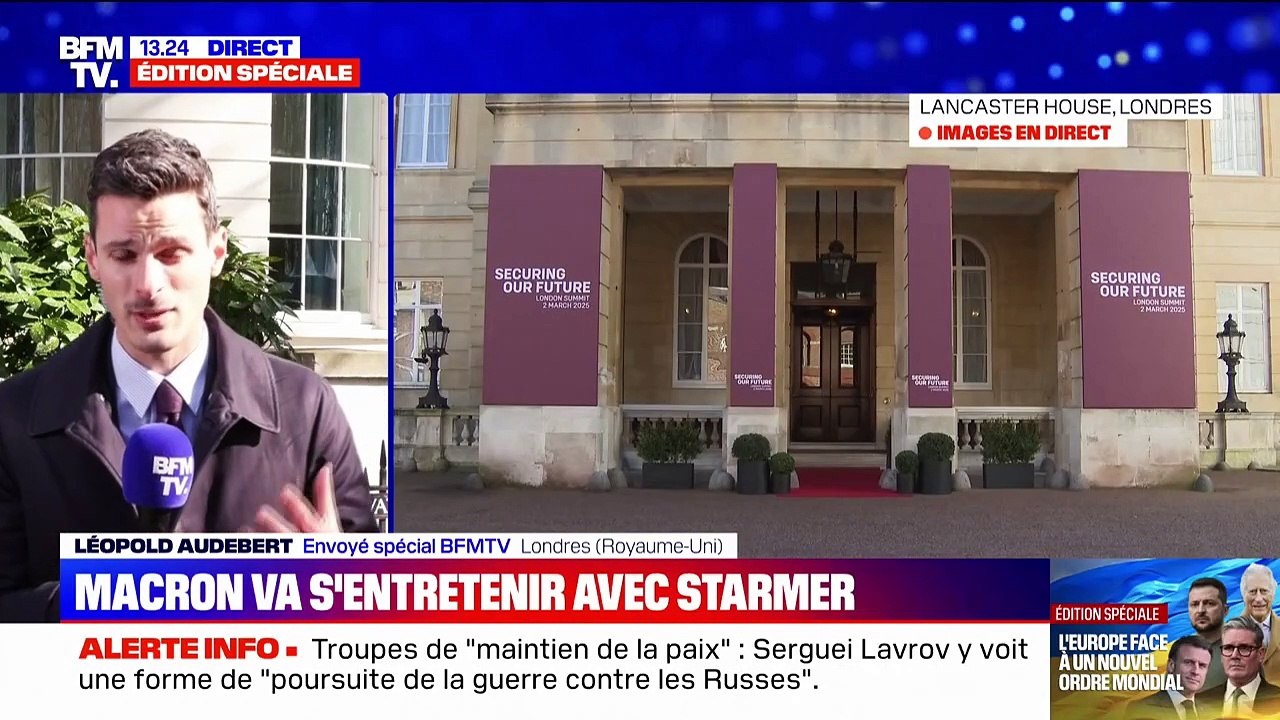 Emmanuel Macron est arrivé à Londres, il va s'entretenir avec Keir Starmer avant le début du sommet