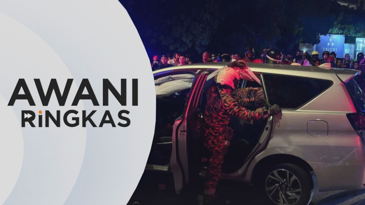 AWANI Ringkas: Tujuh sekeluarga cedera MPV terbabas rempuh tiang elektrik