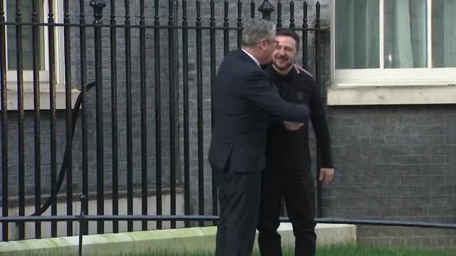 Zelensky's full visit to British Prime Minister Keir Starmer at Downing Street after White House clash with Trump