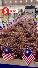 Malaysia Day marked with record-breaking 24m-long cake in Johor