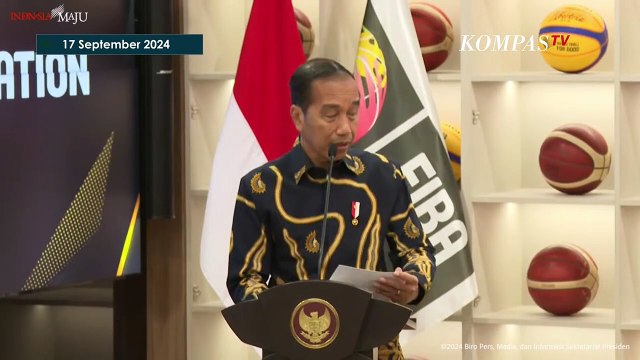 [FULL] Presiden Jokowi Resmikan Kantor FIBA Indonesia di Depan Presiden FIBA Dunia