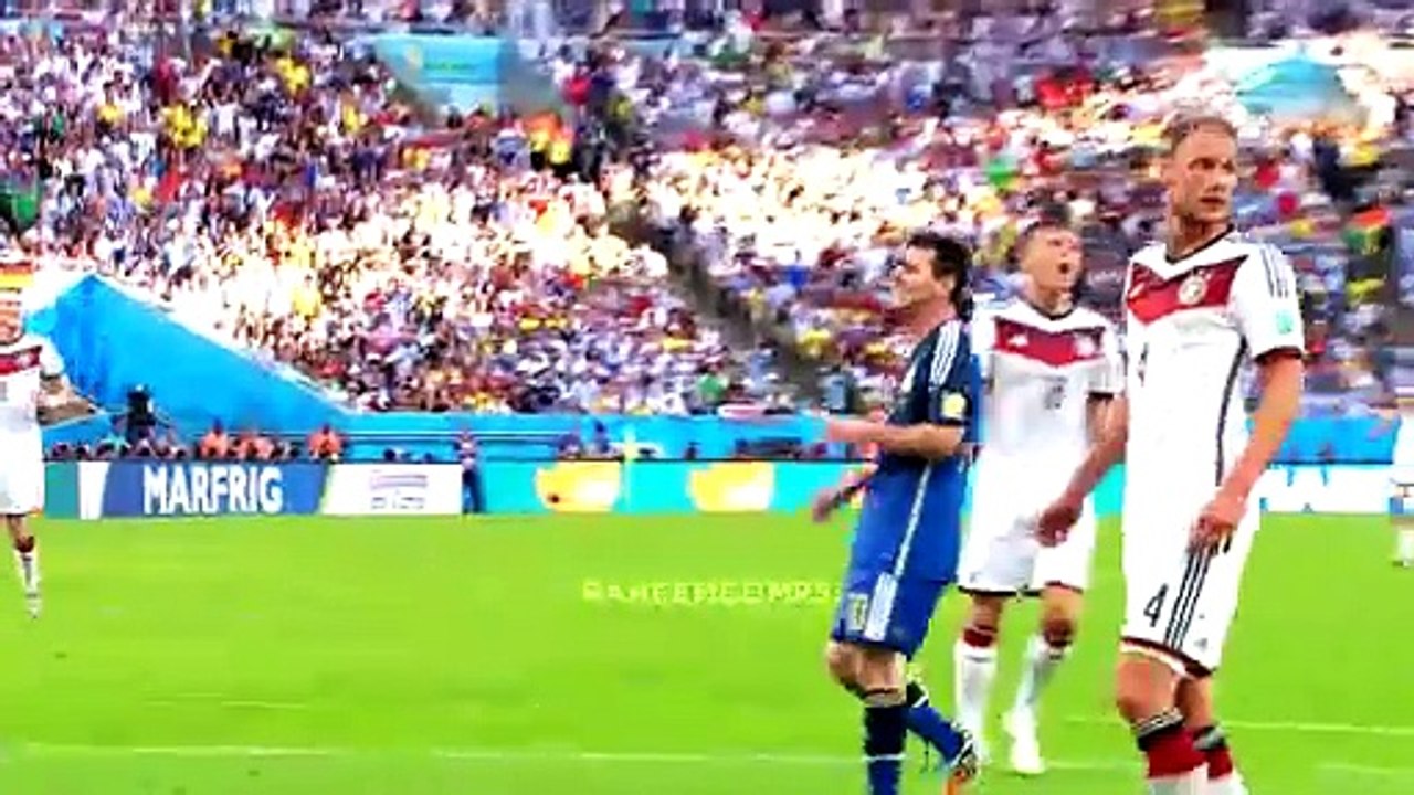 Lionel Messi vs Germany (World Cup Final) 2014 English Commentary 4K ...