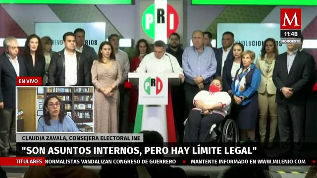Modificaciones a estatutos del PRI no se podían hacer durante procesos electorales: Consejera INE