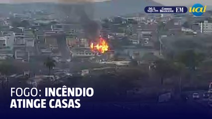 Incêndio de grande proporção atinge a Grande BH