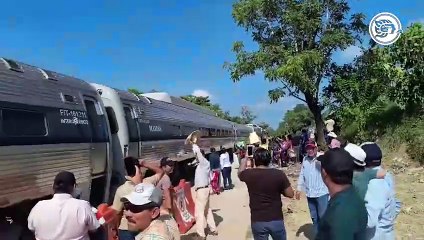 ¡Amoroso recibimiento en Tabasco!; AMLO y Claudia Sheinbaun inauguran Línea FA del Tren Interoceánico