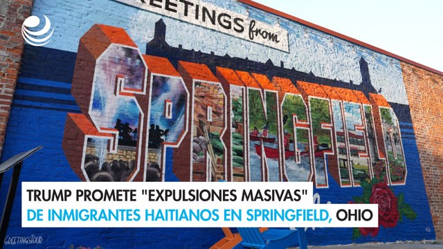 Trump promete expulsiones masivas de inmigrantes haitianos en Springfield, Ohio